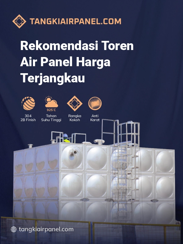 Rekomendasi Toren Air Panel Harga Terjangkau