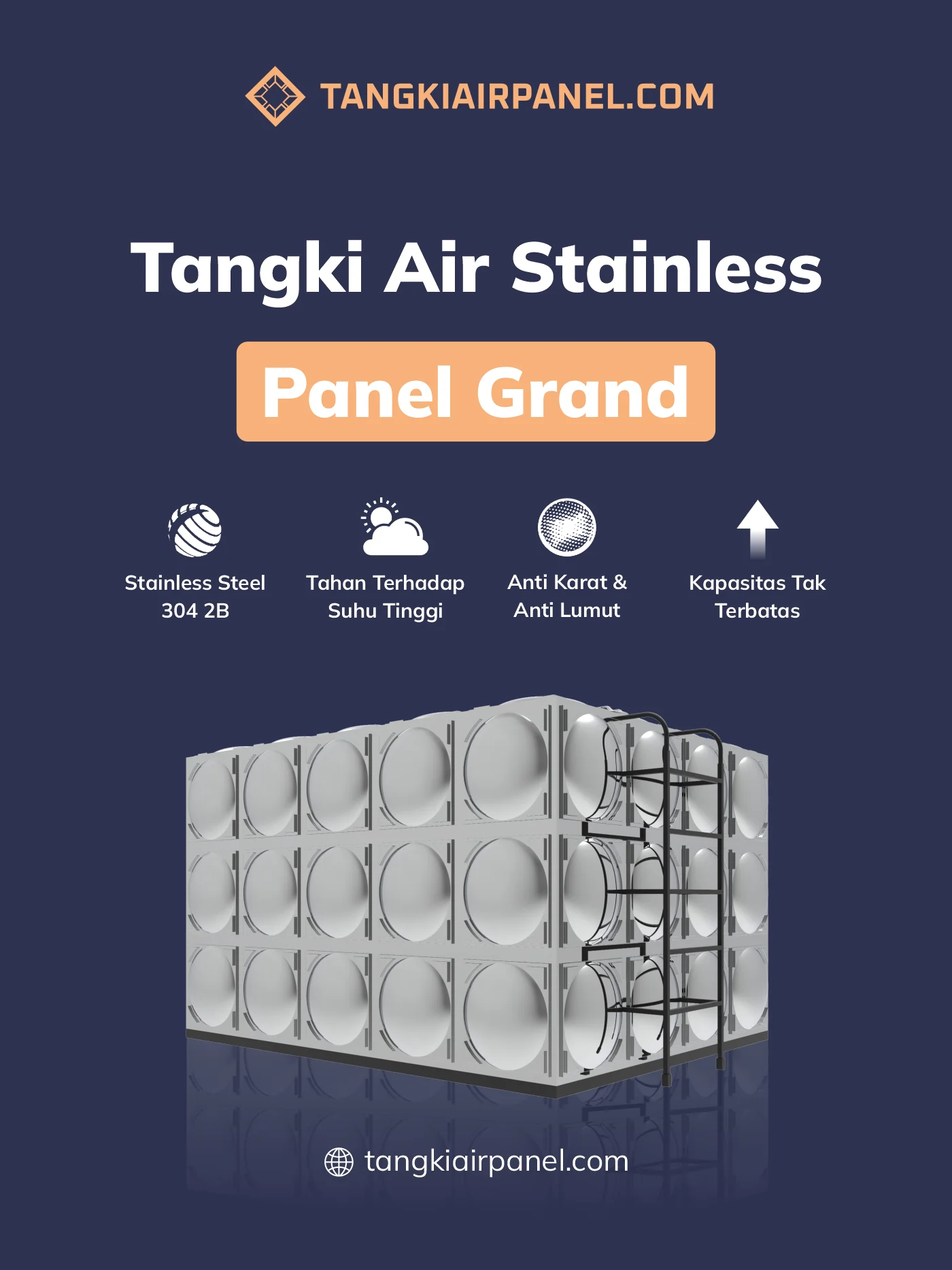 Keunggulan Toren Air Panel Merk Grand