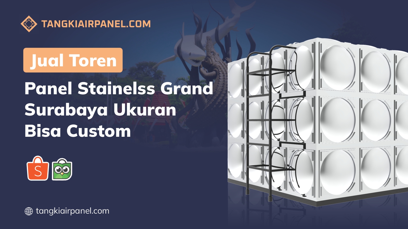 Jual Toren Fiber Panel Surabaya Ukuran Bisa Custom