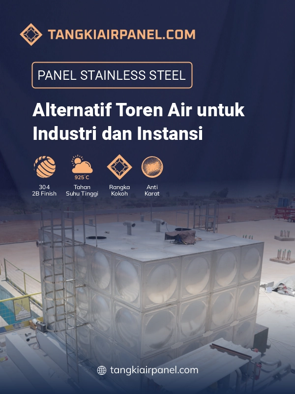 Alternatif Toren Air untuk Industri dan Instansi