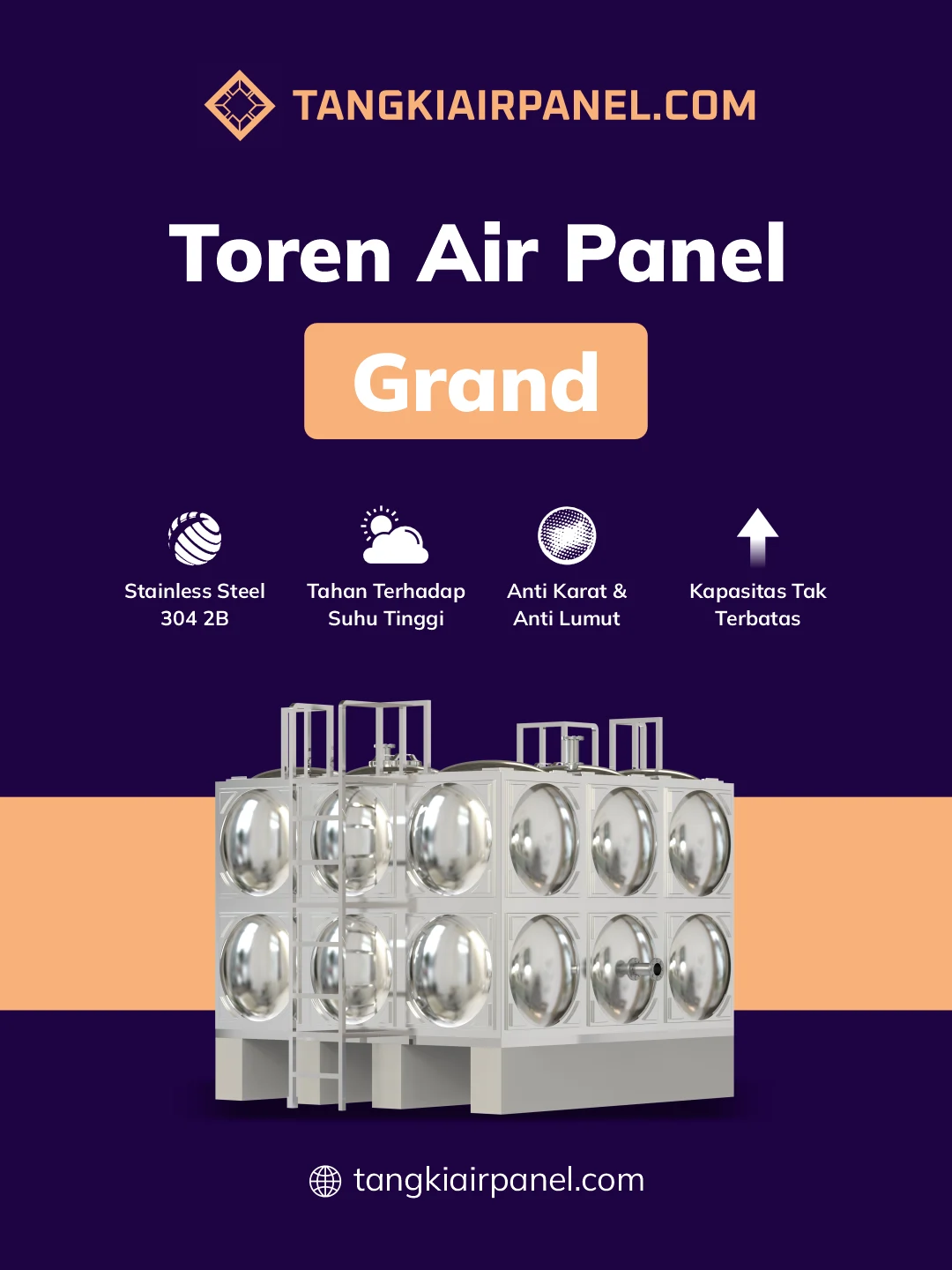 Keunggulan Toren Panel Stainless Grand