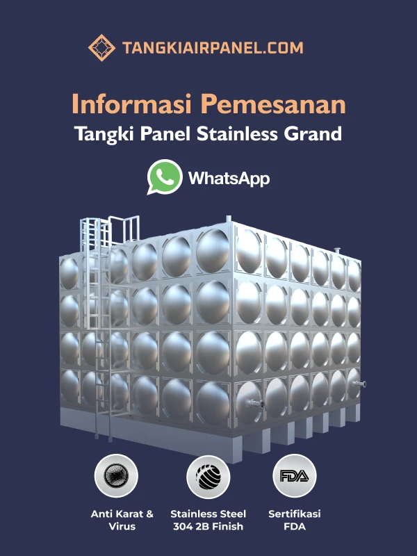 Tangki Panel Stainless Grand