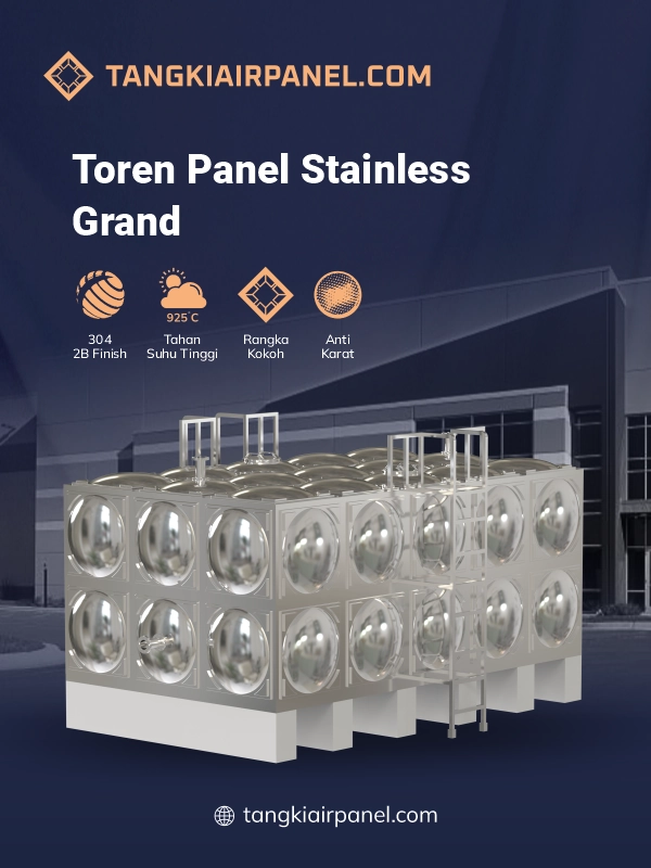 Toren Panel Stainless Grand, Solusi Tepat untuk Instansi