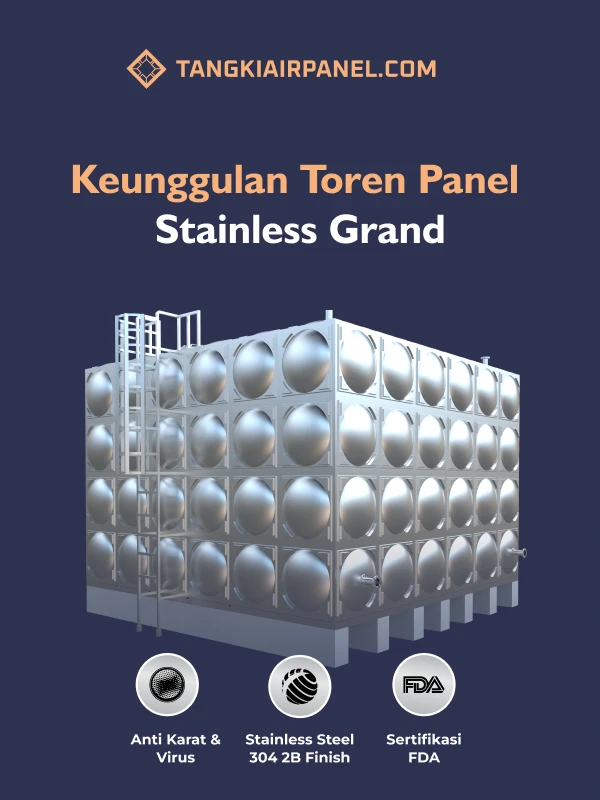 Keunggulan Toren Panel Stainless Grand