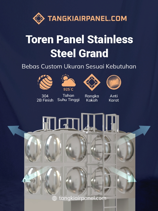 Toren Panel Stainless Grand, Solusi Terbaik untuk Industri Kimia