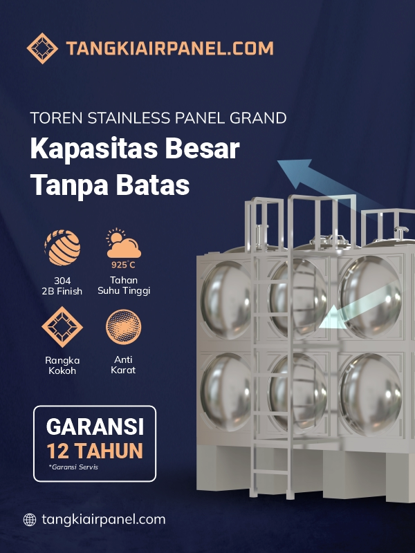 Rekomendasi Tangki Panel yang Berbahan Stainless