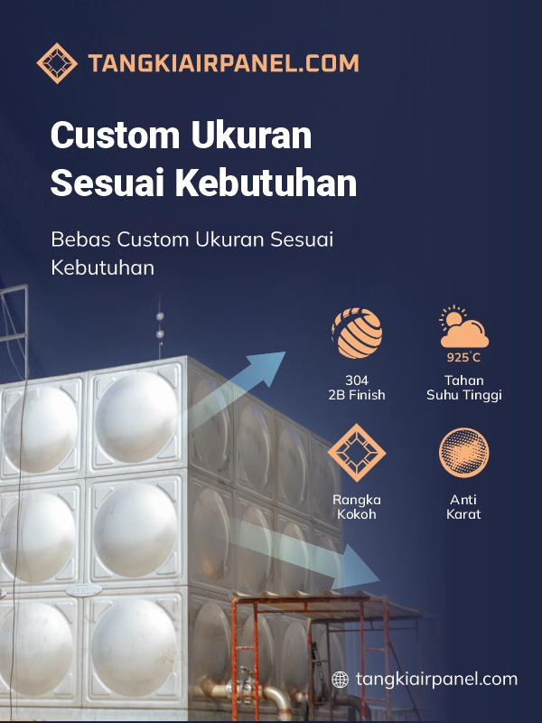 Keunggulan Toren Air Panel Stainless Grand