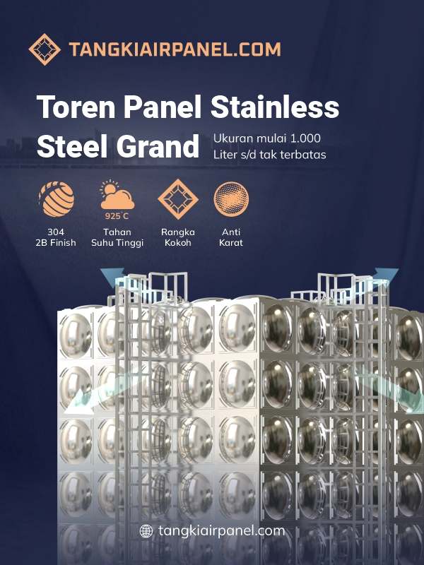 Keunggulan Toren Panel Stainless Grand