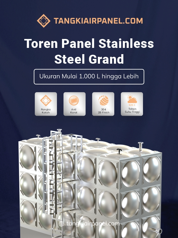 Toren Panel Stainless Panel Grand Kuat Dan Tahan Lama