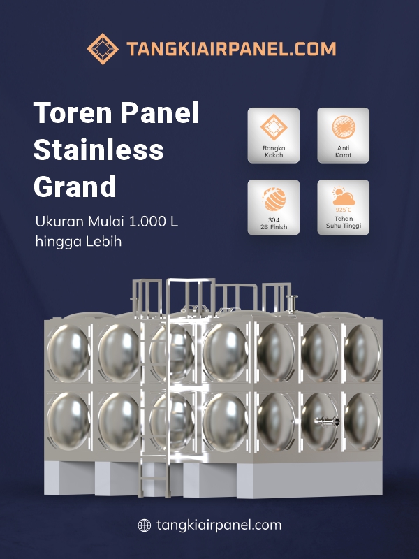 Toren Panel Stainless Grand,Solusi untuk Sekolah