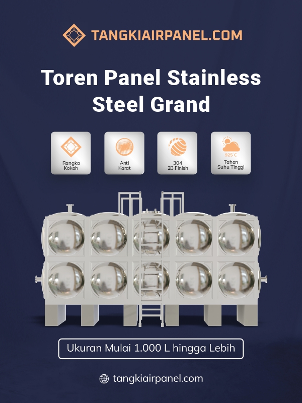Toren Panel Stainless Grand, Solusi untuk Indistri