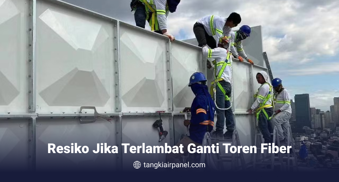 Resiko Jika Terlambat Ganti Toren Fiber