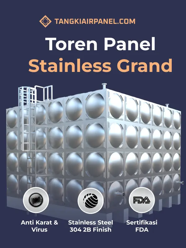 Rekomendasi Toren Panel Stainless untuk Sekolah