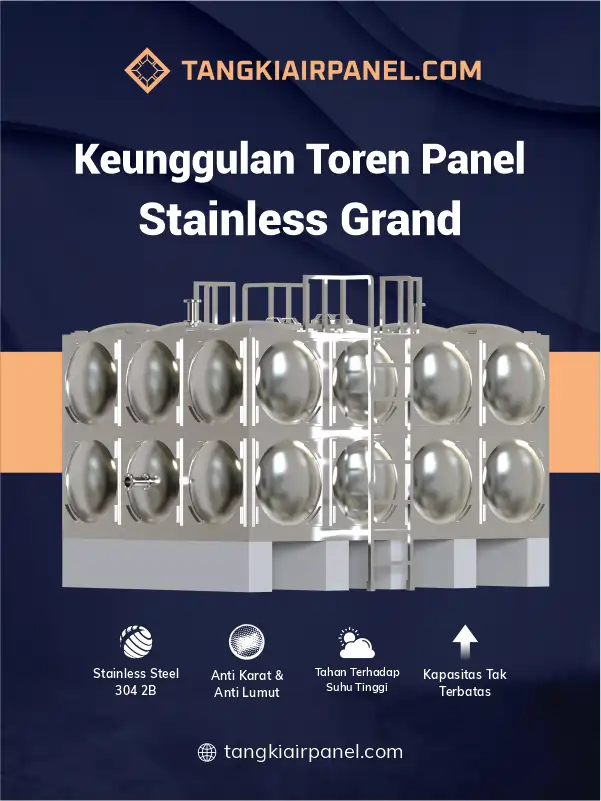 Keunggulan Toren Panel Stainless Grand