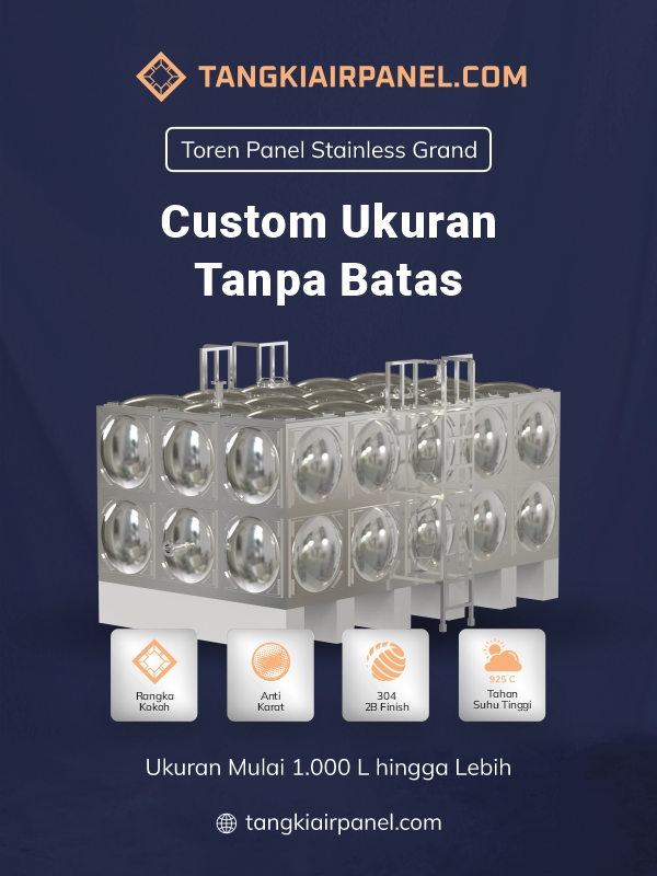 Keunggulan Toren Panel Stainless Grand