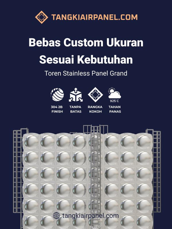 Tangki Panel Stainless Grand