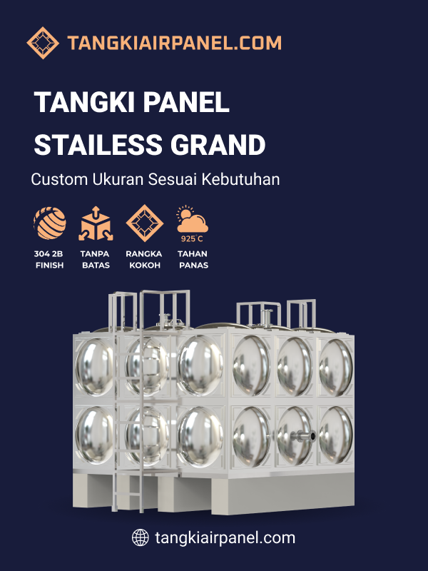 Tangki Panel Stainless Grand