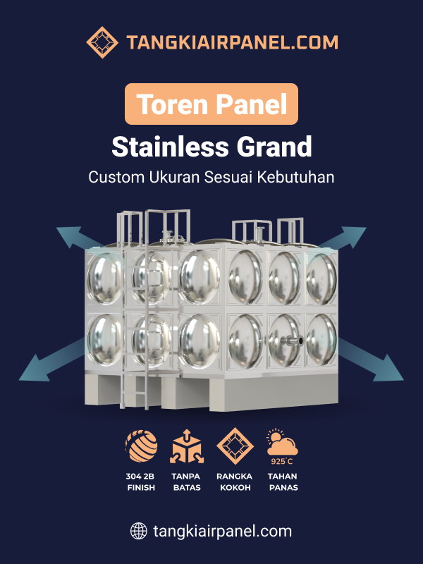 Keunggulan Toren Panel Stainless Grand