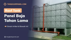 Roof Tank Panel Baja Tahan Lama