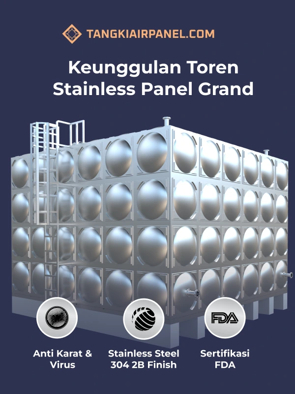Keunggulan Toren Stainless Panel Grand