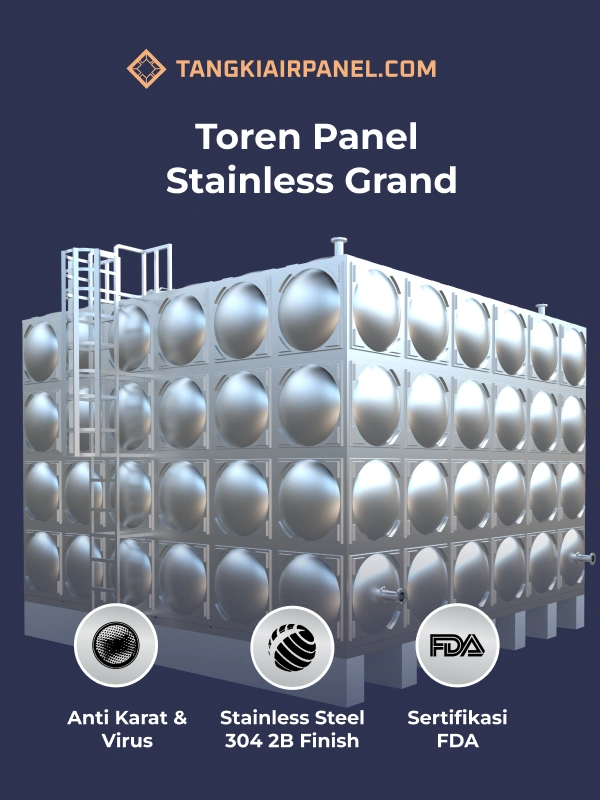 Keunggulan Toren Panel Stainless Merk Grand