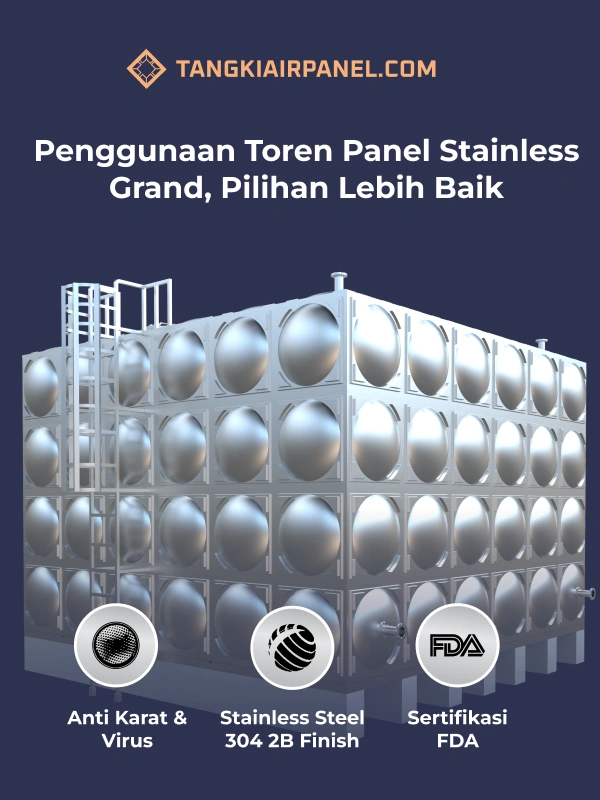 Penggunaan Toren Panel Stainless Grand, Pilihan Lebih Baik