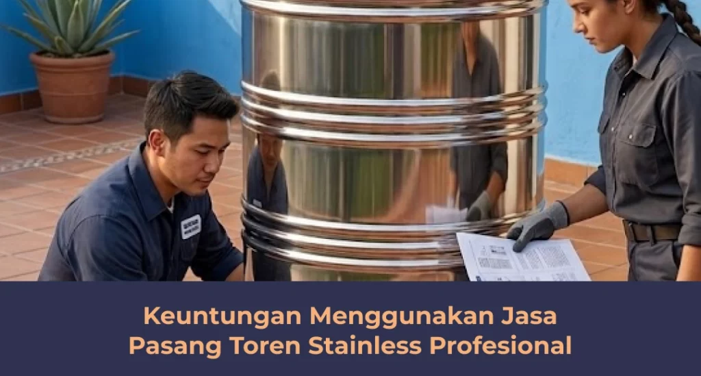 Keuntungan Menggunakan Jasa Pasang Toren Stainless Profesional