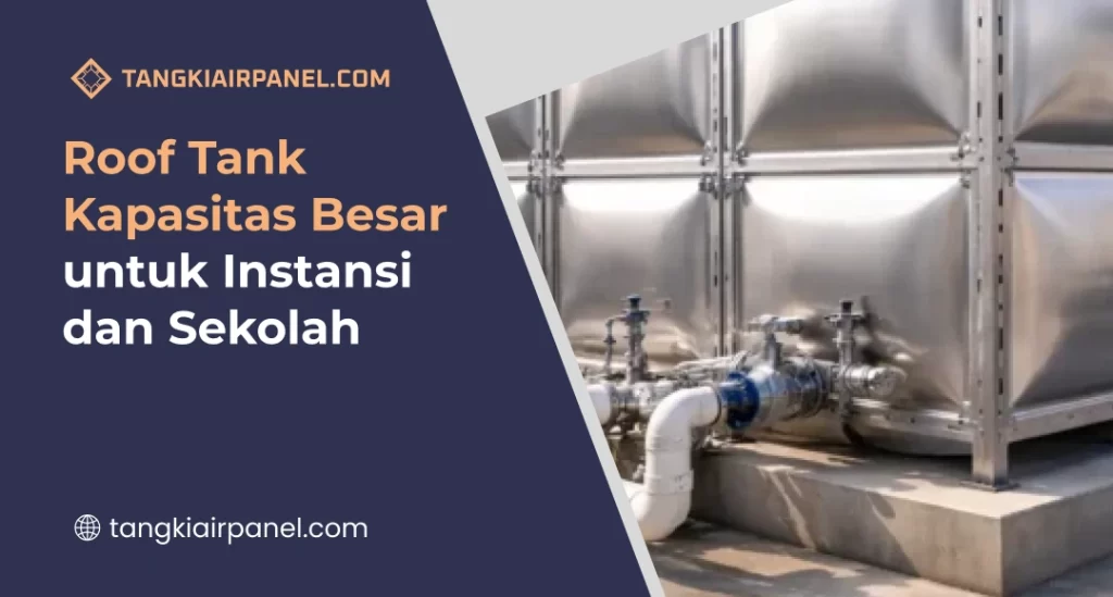 Roof Tank Kapasitas Besar untuk Instansi dan Sekolah