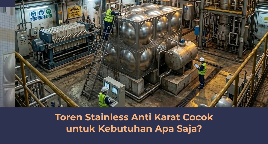 Toren Stainless Anti Karat Cocok untuk Kebutuhan Apa Saja