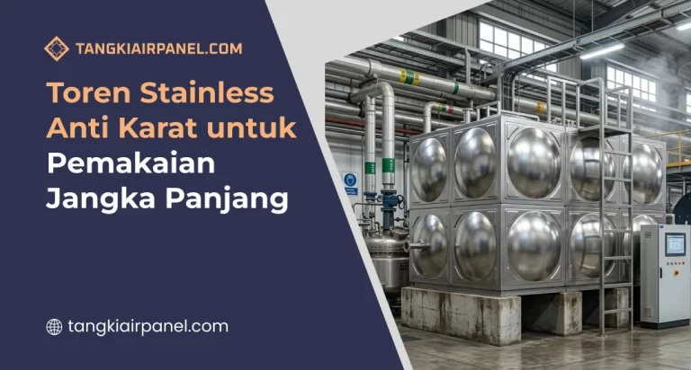 Toren Stainless Anti Karat untuk Pemakaian Jangka Panjang