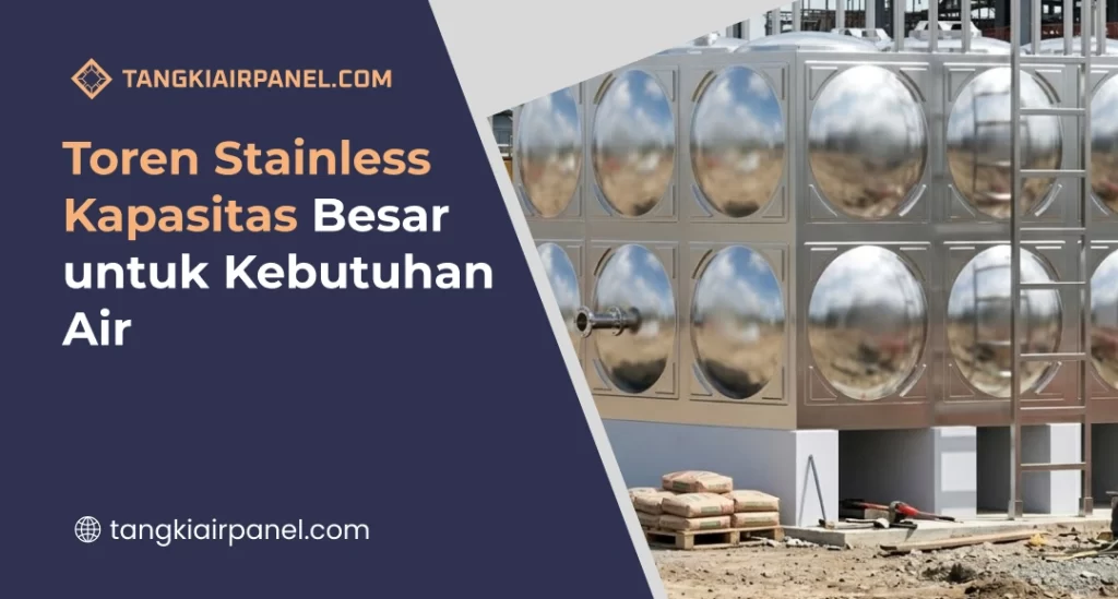 Toren Stainless Kapasitas Besar untuk Kebutuhan Air
