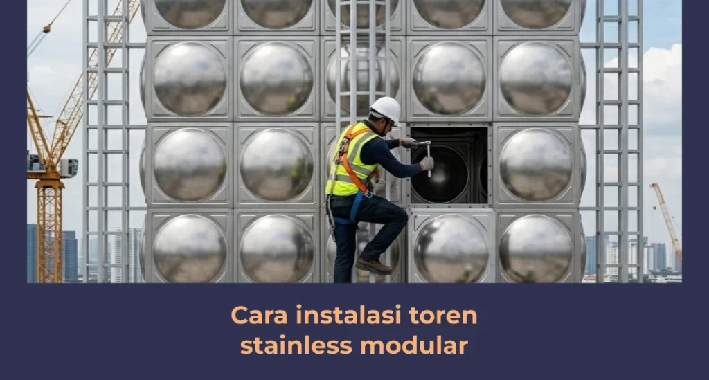 Cara Instalasi Toren Stainless Modular