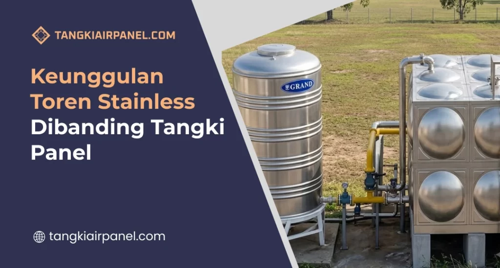 Keunggulan Toren Stainless Dibanding Tangki Panel