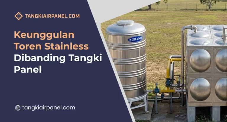 Keunggulan Toren Stainless Dibanding Tangki Panel