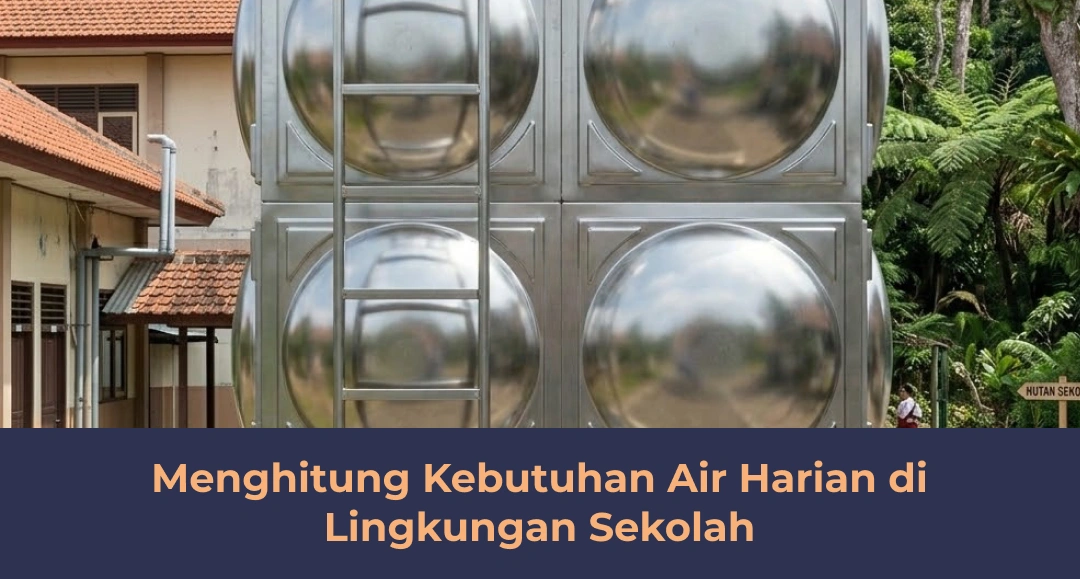 Menghitung Kebutuhan Air Harian di Lingkungan Sekolah