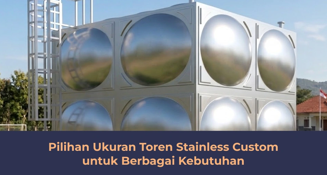 Pilihan Ukuran Toren Stainless Custom untuk Berbagai Kebutuhan