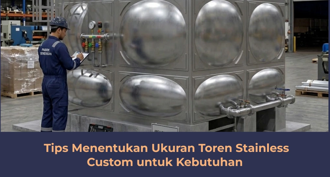 Tips Menentukan Ukuran Toren Stainless Custom untuk Kebutuhan