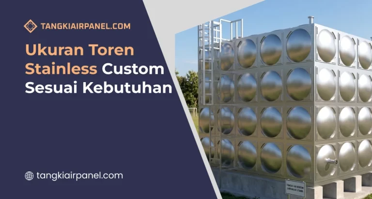 Ukuran Toren Stainless Custom Sesuai Kebutuhan