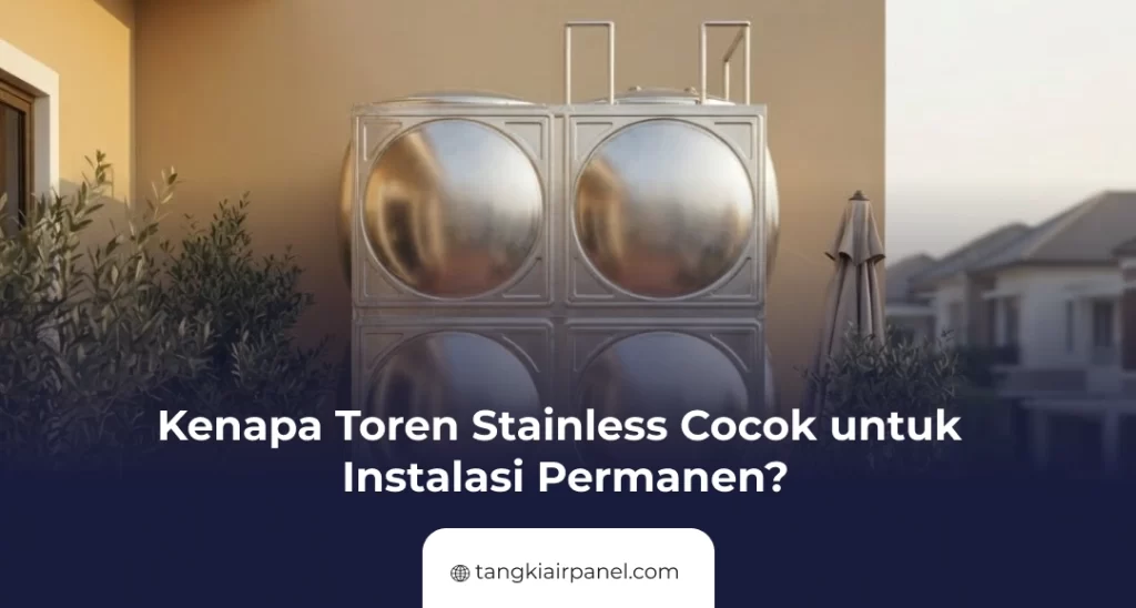 Kenapa Toren Stainless Cocok untuk Instalasi Permanen?