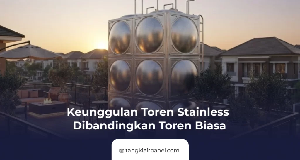 Keunggulan Toren Stainless Dibandingkan Toren Biasa