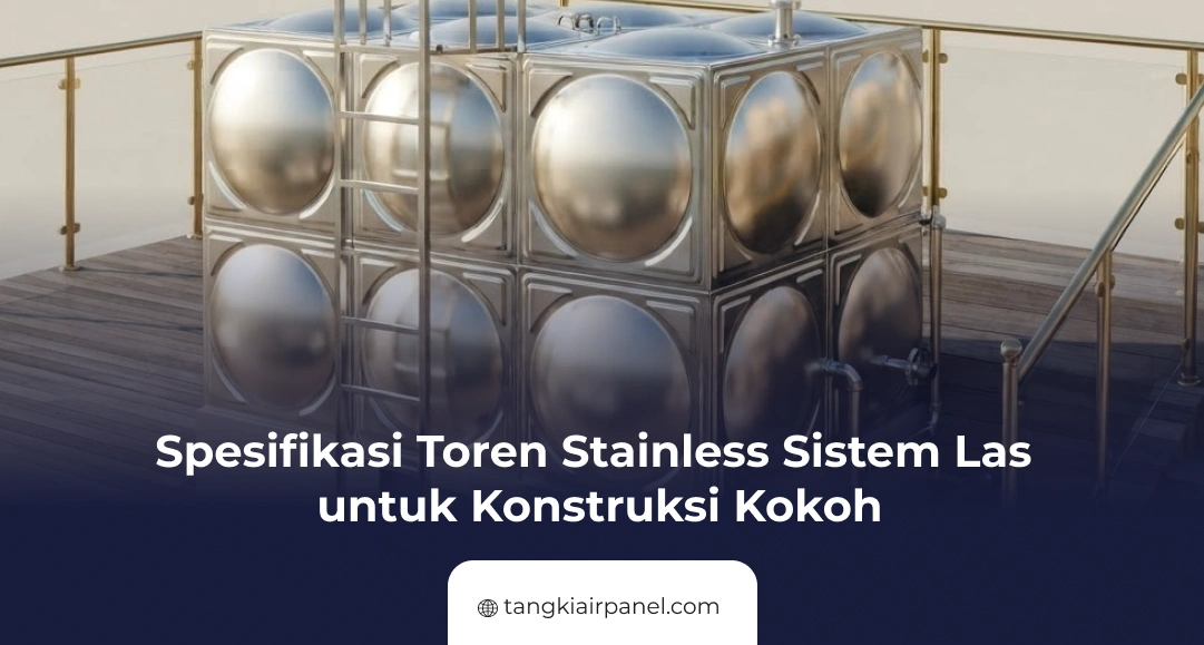 Spesifikasi Toren Stainless Sistem Las untuk Konstruksi Kokoh