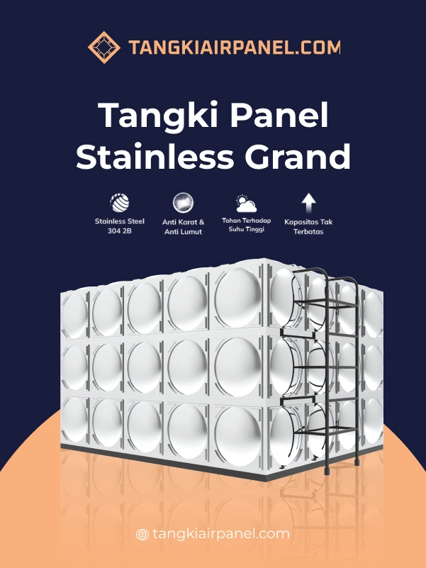 Toren Panel Stainless Grand untuk Kebutuhan Skala Besar