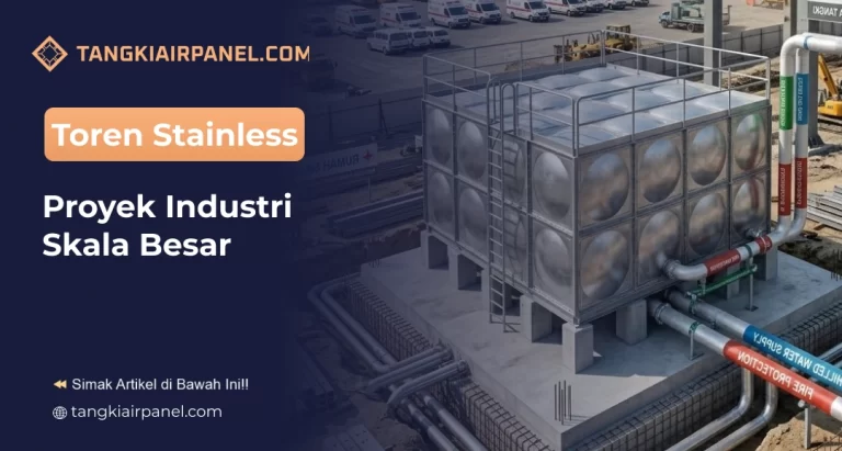 Toren Stainless Proyek Industri Skala Besar