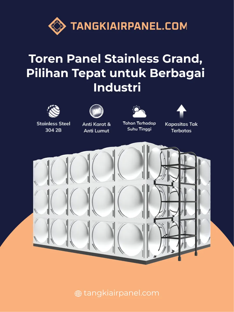 Toren Panel Stainless Grand, Pilihan Tepat untuk Berbagai Industri