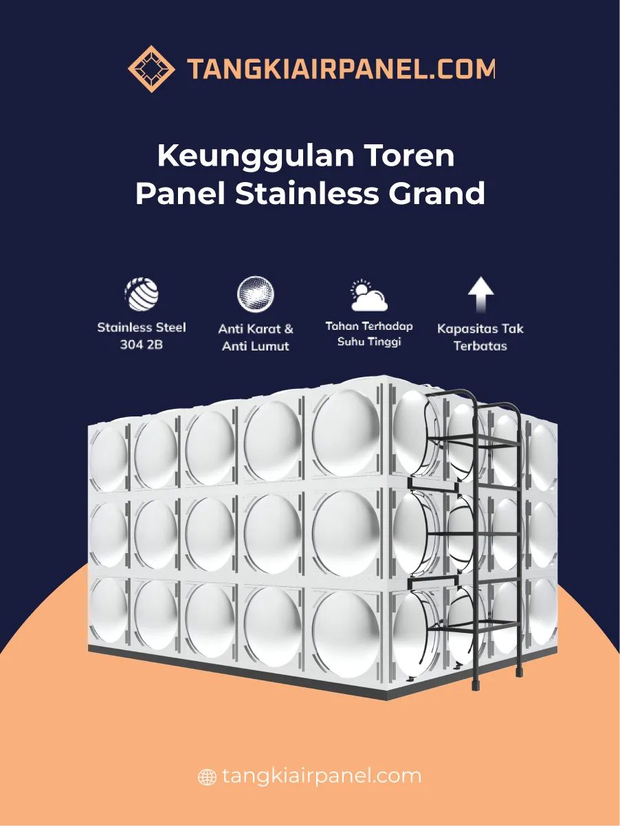 Keunggulan Toren Panel Stainless Grand