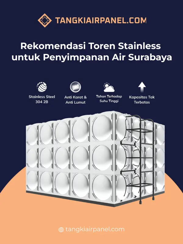 Rekomendasi Toren Stainless untuk Penyimpanan Air Surabaya